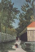 Henri Rousseau View of Montsouris Park oil painting